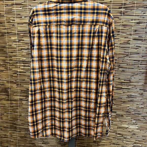 Pascal Mens Plaid Classic Fit Button-Down Shirt Size XL - Picture 3 of 3
